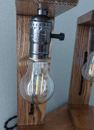 Настольная лампа светильник в стиле лофт4 фото