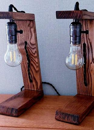 Настольная лампа светильник в стиле лофт3 фото