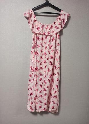 Легкий сарафан платье из вискозы в стиле кармен up fashion6 фото