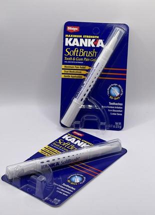 Blistex kank-a, softbrush, tooth & gum pain gel гель для ухода за полостью рта4 фото