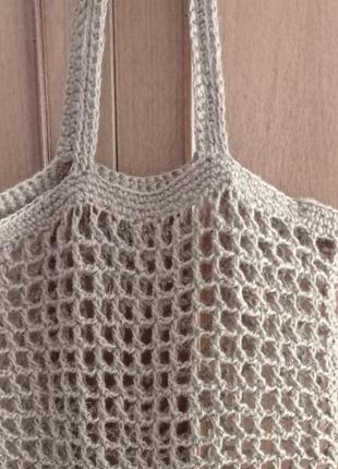 Сумка шоппер сумка в стиле prada, плетеный шоппер1 фото
