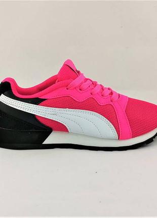 Женские розовые кроссовки puma пума2 фото