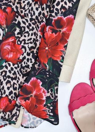 Star by julien macdonald нова блуза з анімалістичним та квітковим принтом3 фото