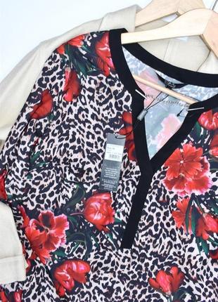 Star by julien macdonald нова блуза з анімалістичним та квітковим принтом4 фото