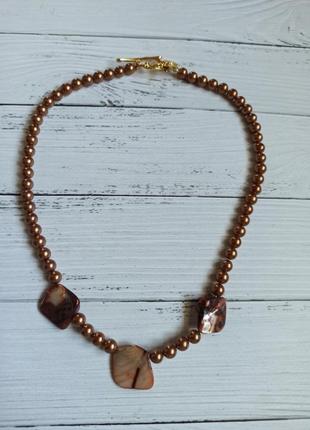 Перламутрове вінтажне кольє