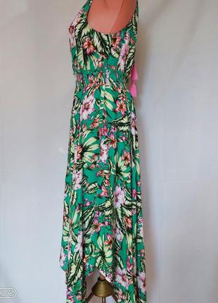 Шикарное платье- сарафан длинное (размер 10-12)4 фото