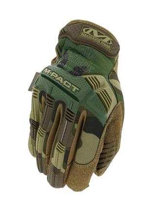 Перчатки лесной камуфляж, mechanix, m-pact m, l, xl