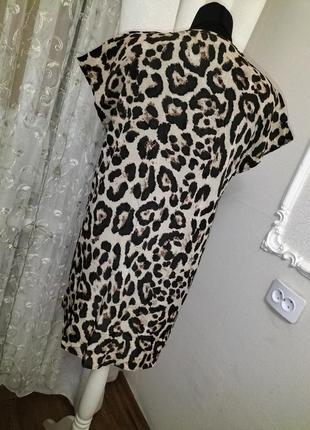 Нова! сукня туніка леопардова n606 фото