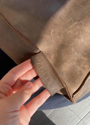 Кожаная сумка кожаная сумка шоппер baglet b008