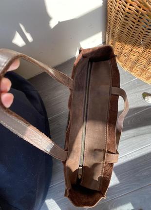 Кожаная сумка кожаная сумка шоппер baglet b008