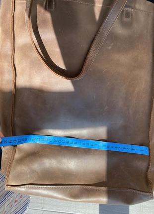 Кожаная сумка кожаная сумка шоппер baglet b008