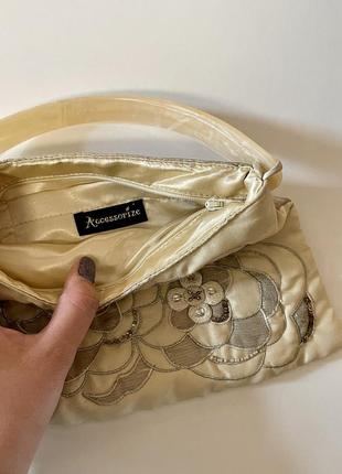 Летняя брендовая сумочка, вышитый бисером клатч accessorize3 фото