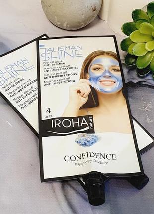 Оригінал плівкова маска для обличчя iroha nature talisman shine confidence оригінал плівкова маска для обличчя1 фото