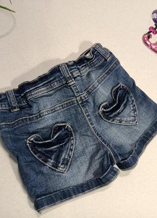 Шорти джинсові bluezoo 3-4 роки,шорты джинсовые 104 см