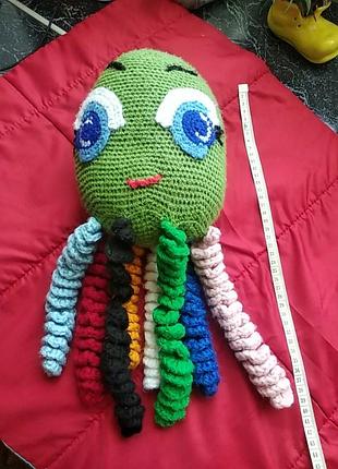 Детская игрушка осьминожка. handmade.
