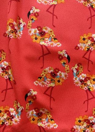 Красивая блуза в принт фламинго 🦩 next5 фото