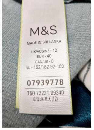 Натуральное платье вискоза в цветы marks&spencer7 фото