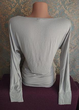 Стильна блуза лонгслив футболка реглан р.44/46/484 фото