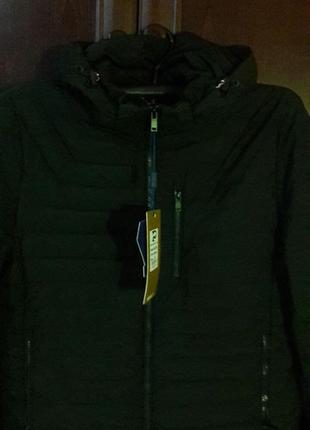 Куртка мужская весна- осень черная р.50