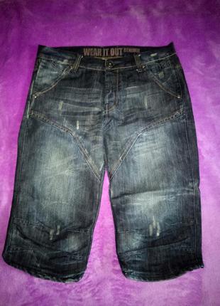 W34/l/50 denim co. чоловічі джинсові бриджі