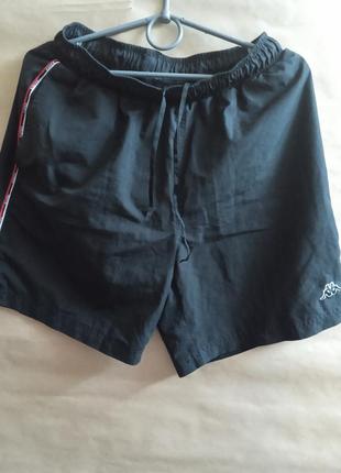 Kappa,шорты мужские пляжные спортивные ,черные с лампасами4 фото