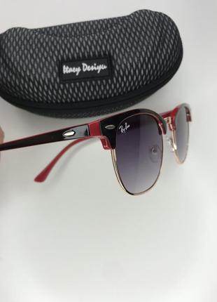 Топ модель! брендовые солнцезащитные очки ray ban clubmaster унисекс!3 фото