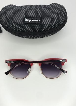 Топ модель! брендові сонцезахисні окуляри ray ban clubmaster унісекс!2 фото