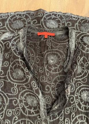 Vetono дизайнерська шовкова блуза, туніка, р.л4 фото