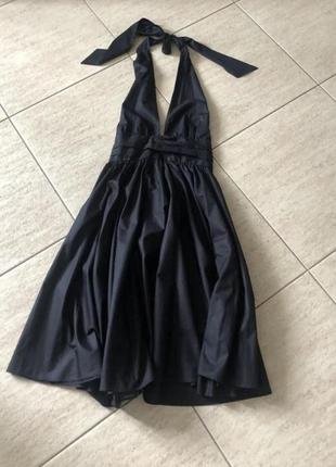 Платье черное миди2 фото