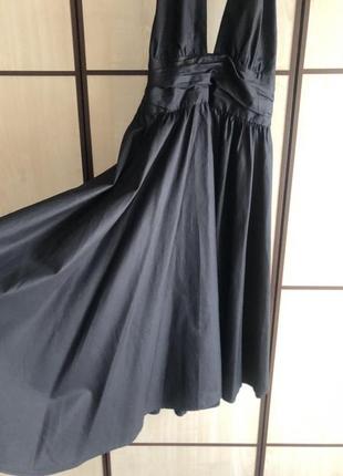 Платье черное миди5 фото