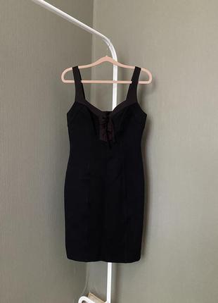 Чорну коротку сукню diane von furstenberg pp 10