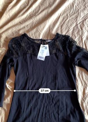 Чудова чорна нарядна гіпюрова кофточка orsay розмір m8 фото