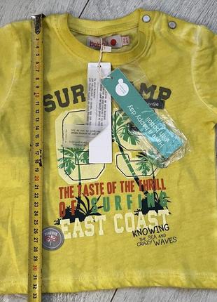 Комплект одягу на хлопчика 1 рік футболка шорти панама6 фото