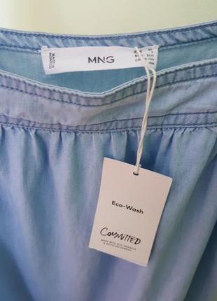 Літнє вільне плаття трапеція mango сарафан zara під джинс р. xs9 фото