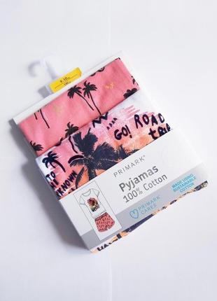 Пижама мальчику футболка и шорты от 8 до 12 лет primark