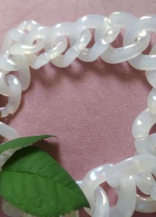 Кольє переливний пластик 2