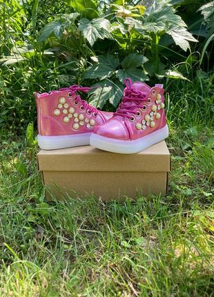 Кросівки на дівчинку з led підсвічуванням