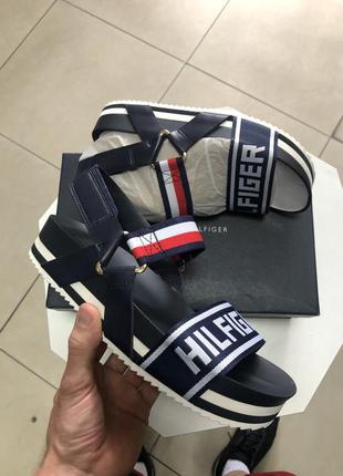 Сандалі tommy hilfiger bekett multi blue2 фото