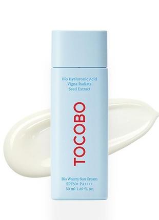 Солнцезащитный крем для лица tocobo bio watery sun cream spf50 pa50мл