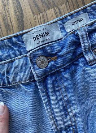 Джинсовые шорты голубые 6