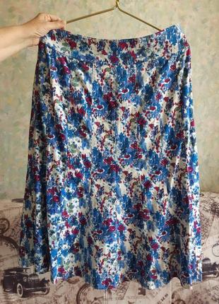 Юбка  55%лен.