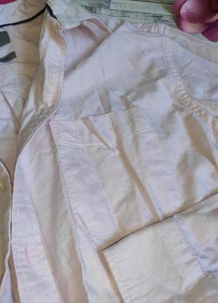 Сорочка з довгим рукавом 100% бавовна стильна сорочка l marks&spencer collection3 фото