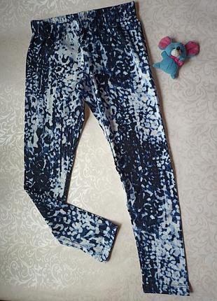 Дитячі лосини плямисті на дівчинку 4-9 років. лосины на девочку 4632