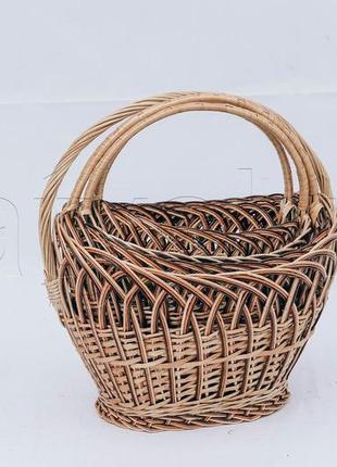 Плетеная корзина на пасху из лозы | корзина пасхальная | корзина на пасху