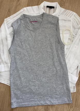 Zara футболка серая женская для спорта или прогулок