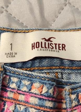Джинсовые шорты от "hollister"/оригинал4 фото