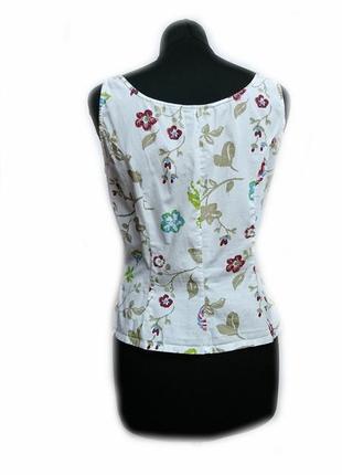Блуза летняя короткая "аризона" цветная р 38-40 хлопок2 фото