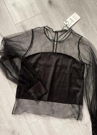 Zara блуза блузка1 фото