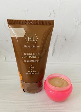 Holy land sunbrella spf 30 солнцезахистний крем з тоном та без тона