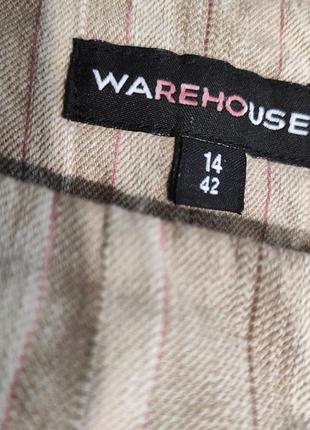 Качественные шорты от бренда warehouse. котон + лен 8